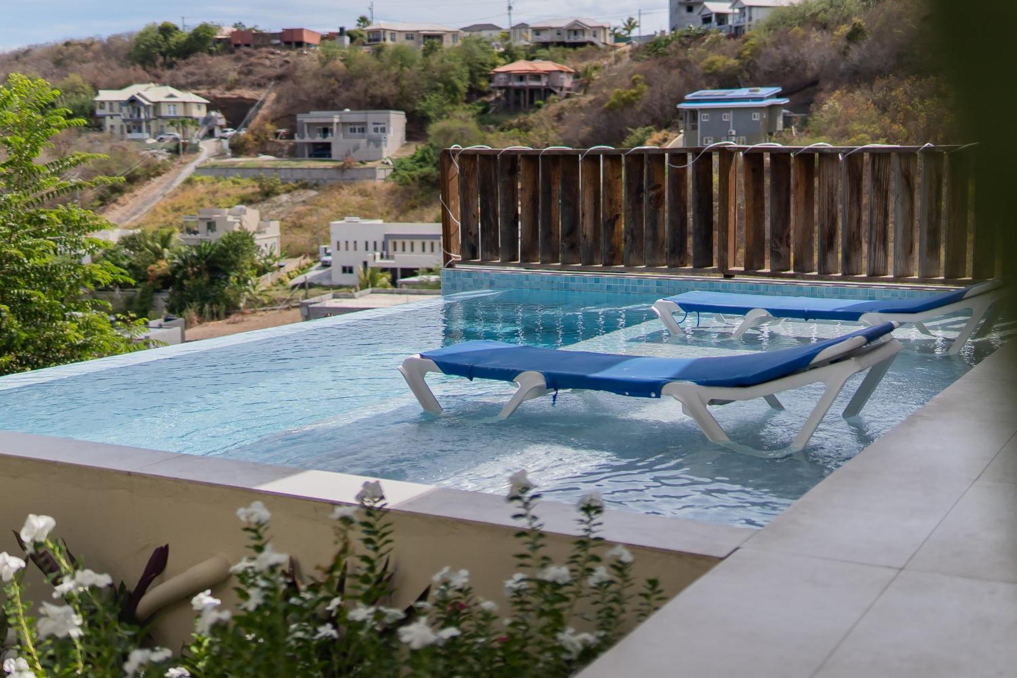 Oceanview Luxury Retreat With Private Infinity Pool Villa Petit Calivigny Exterior photo