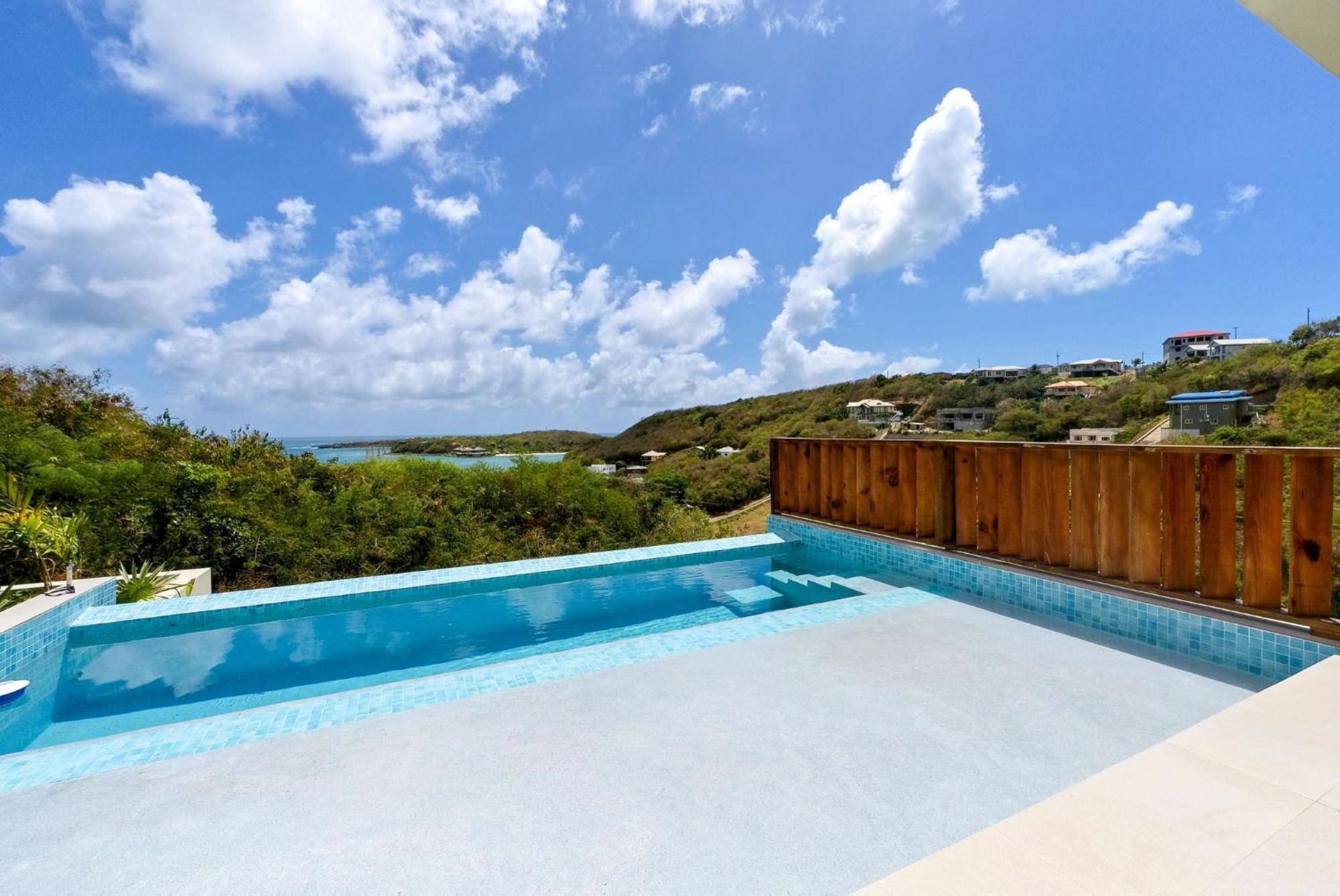 Oceanview Luxury Retreat With Private Infinity Pool Villa Petit Calivigny Exterior photo